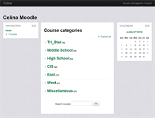 Tablet Screenshot of moodle.celinaschools.org