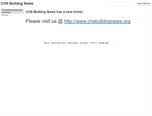 Tablet Screenshot of chsbulldognews.celinaschools.org